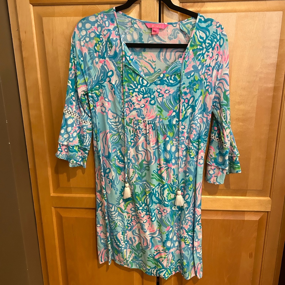 Lilly Pulitzer Colorful Tunic Dress XS EUC
